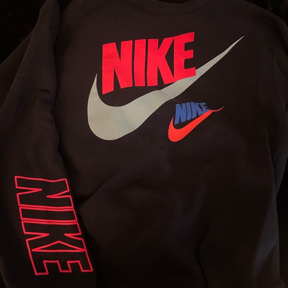 Black and Neon Nike crewneck - Picture 3 of 3